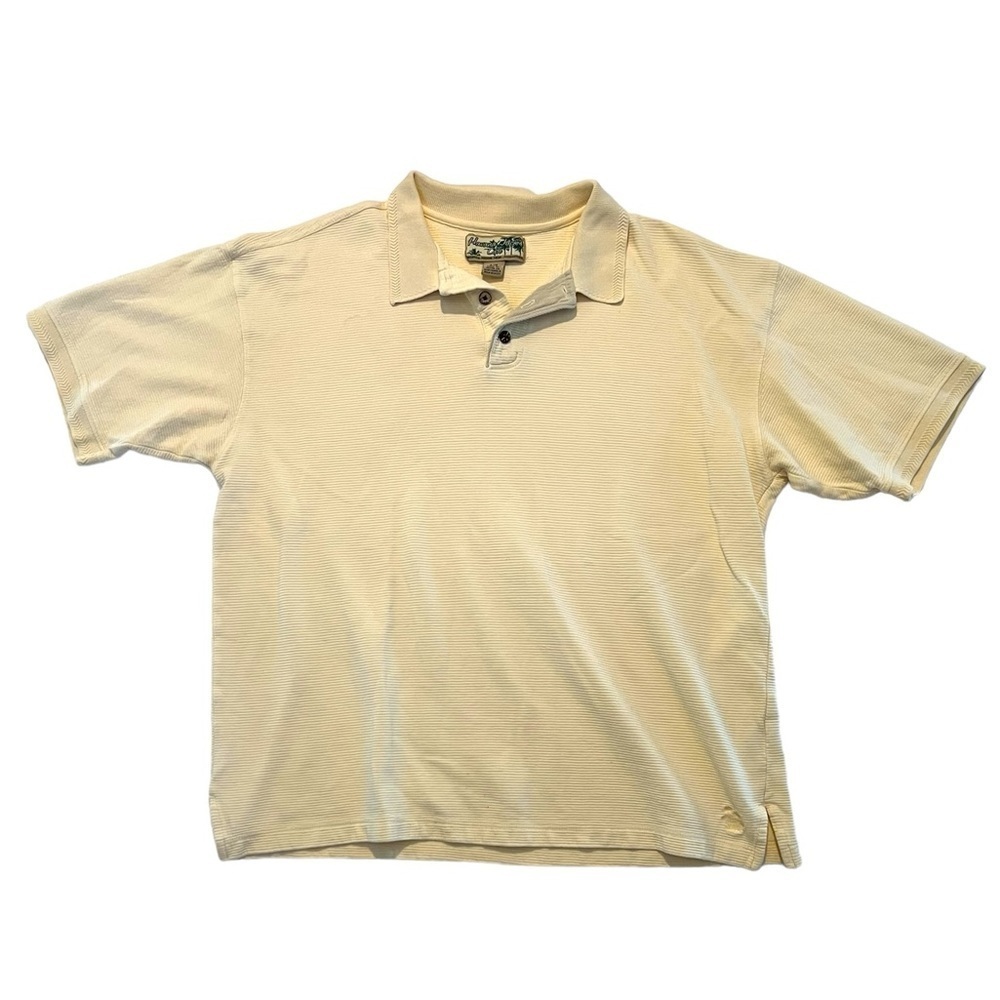 Havana Jack’s Cafe Polo Shirt in Light Yellow or Cream Men’s Size Large​​​​